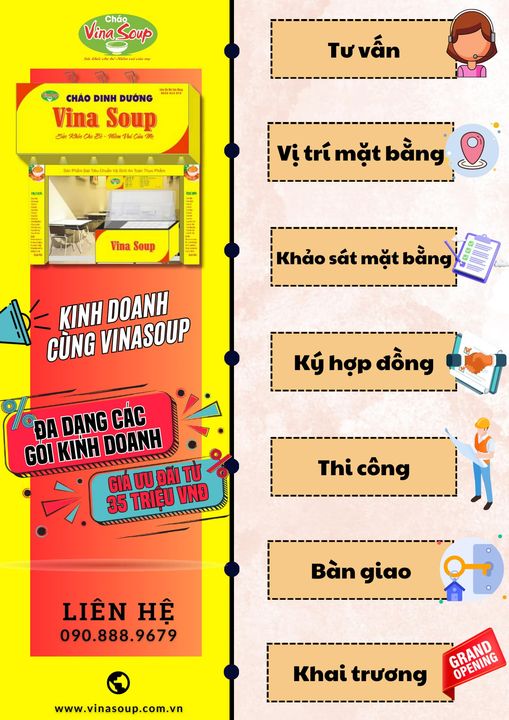 VÌ SAO NÊN LỰA CHỌN KINH DOANH NHƯỢNG QUYỀN VINASOUP?