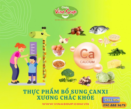 BỔ SUNG CANXI CHO BÉ 